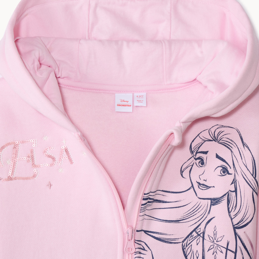 Vest met fluweel en pailletten Frozen Disney voor meisjes 