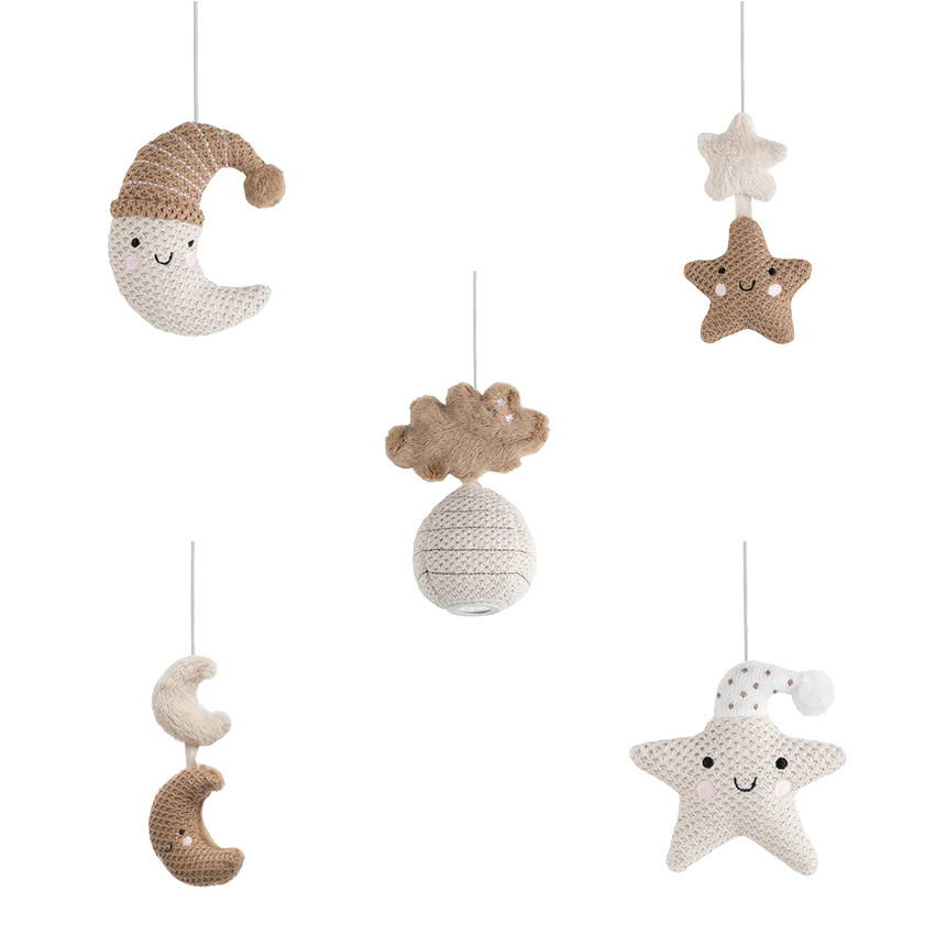 Mobile musical Heaven Clay Warm Linen  