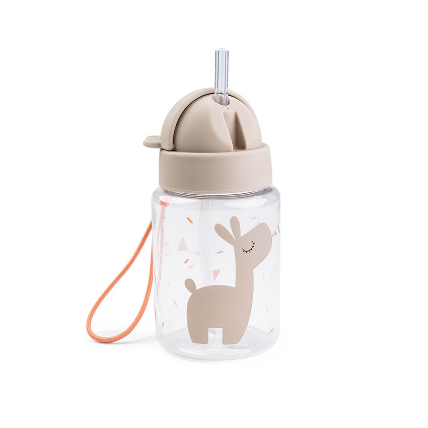 Gourde à paille 280ml Celebration sable 