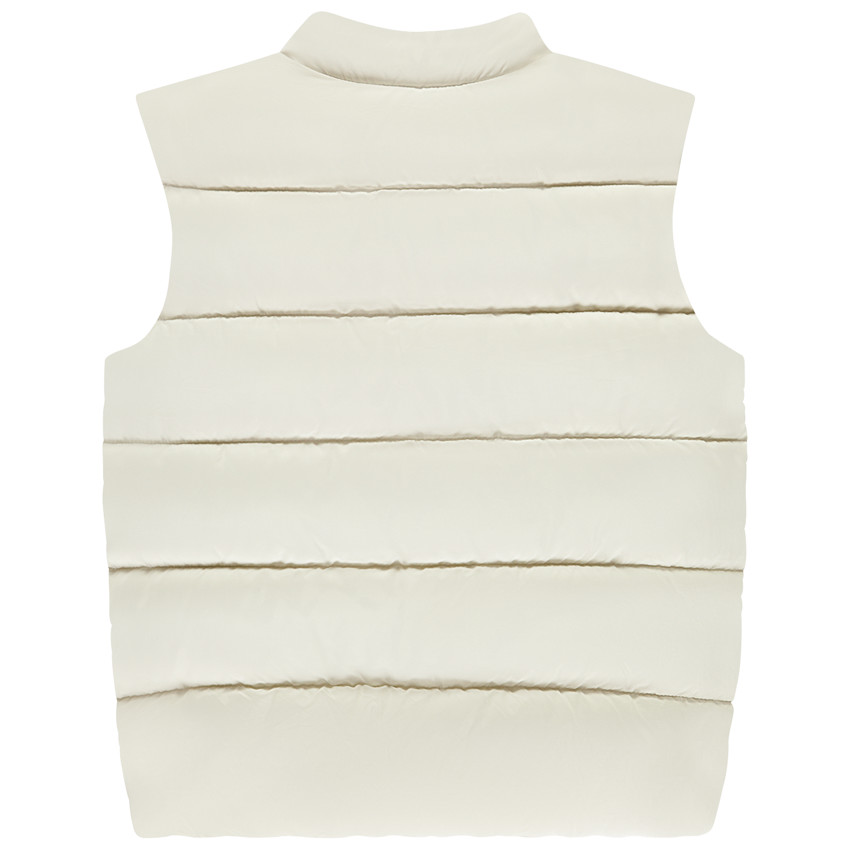 Mouwloze donsjas met ritszakken voor jongens 