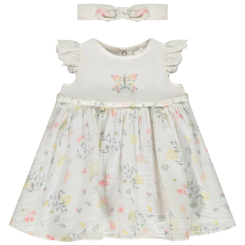 Tweedelig Set Met Bloemenprint Voor Baby Meisje 