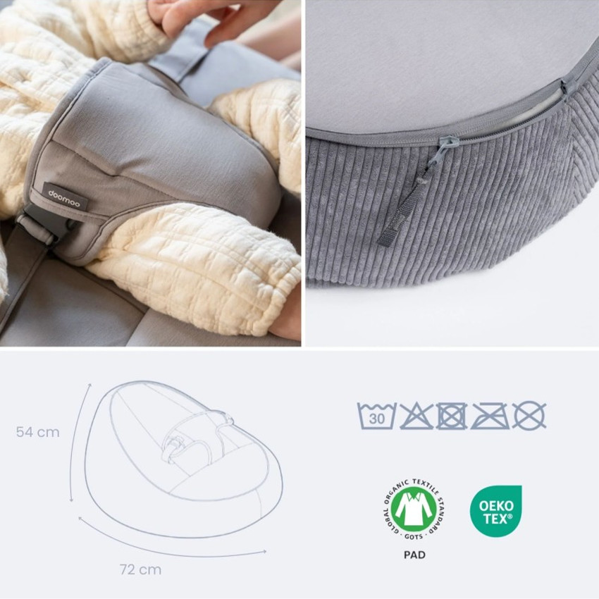 Transat évolutif Seat'n Grow anthracite 