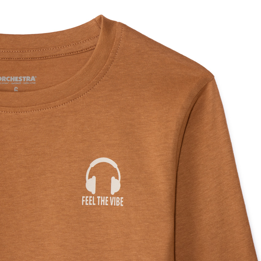 Lot de 3 t-shirts manches longues unis pour garçon  