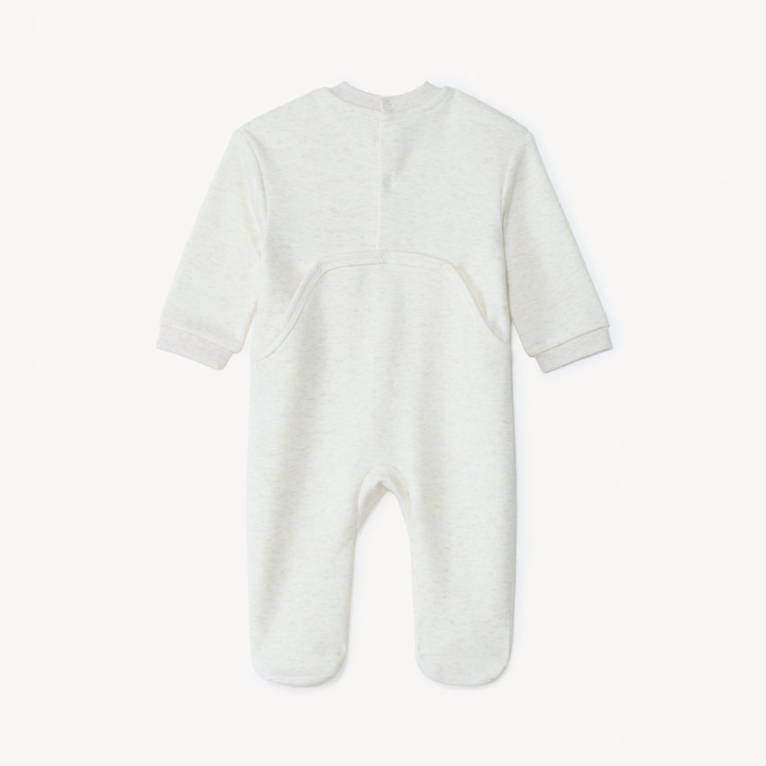 Twee-kleurige slaapzak met sherpa voering voor baby 