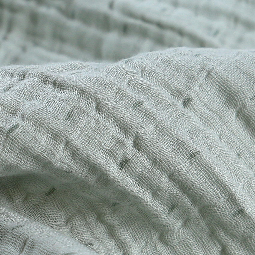 Lot de 3 langes en mousseline de coton 70 x 70 cm - Safari sauge 