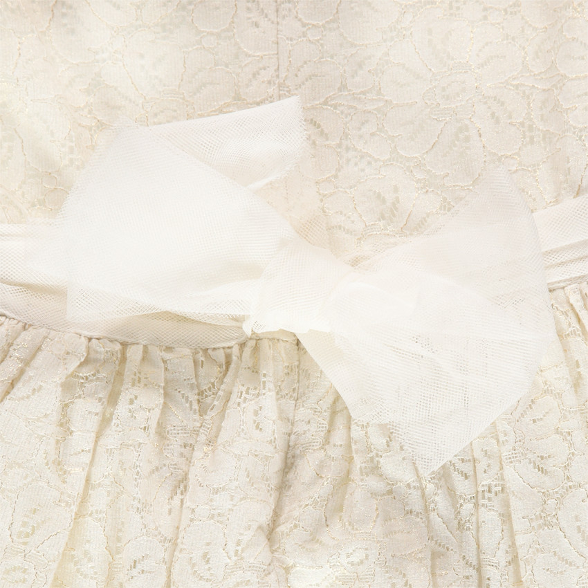 Robe de cérémonie en dentelle et tulle 