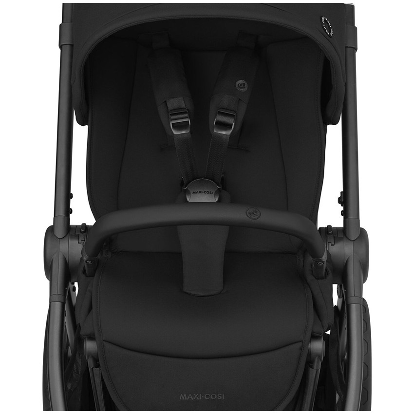 Poussette Oxford finition cuir essential black 