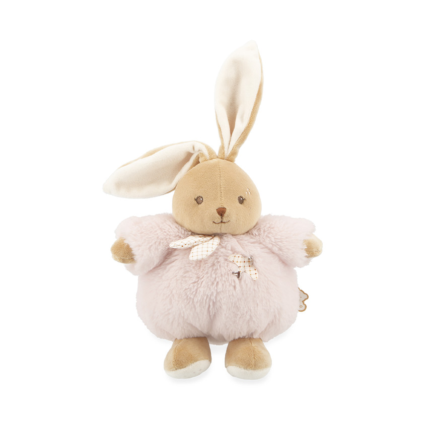 Peluche lapin Patapouf rose 