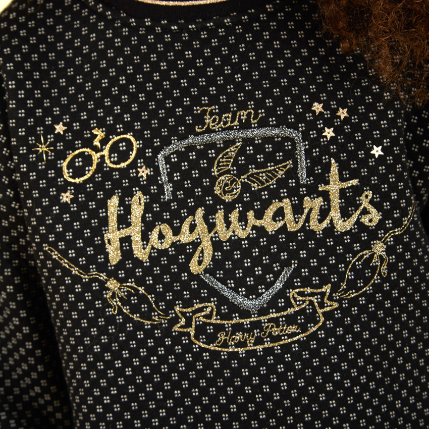 Jurk in fleece borduurwerk Harry Potter Warner voor meisjes 