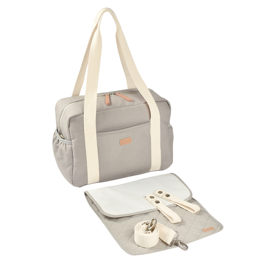 Sac à langer Paris Gris perle 