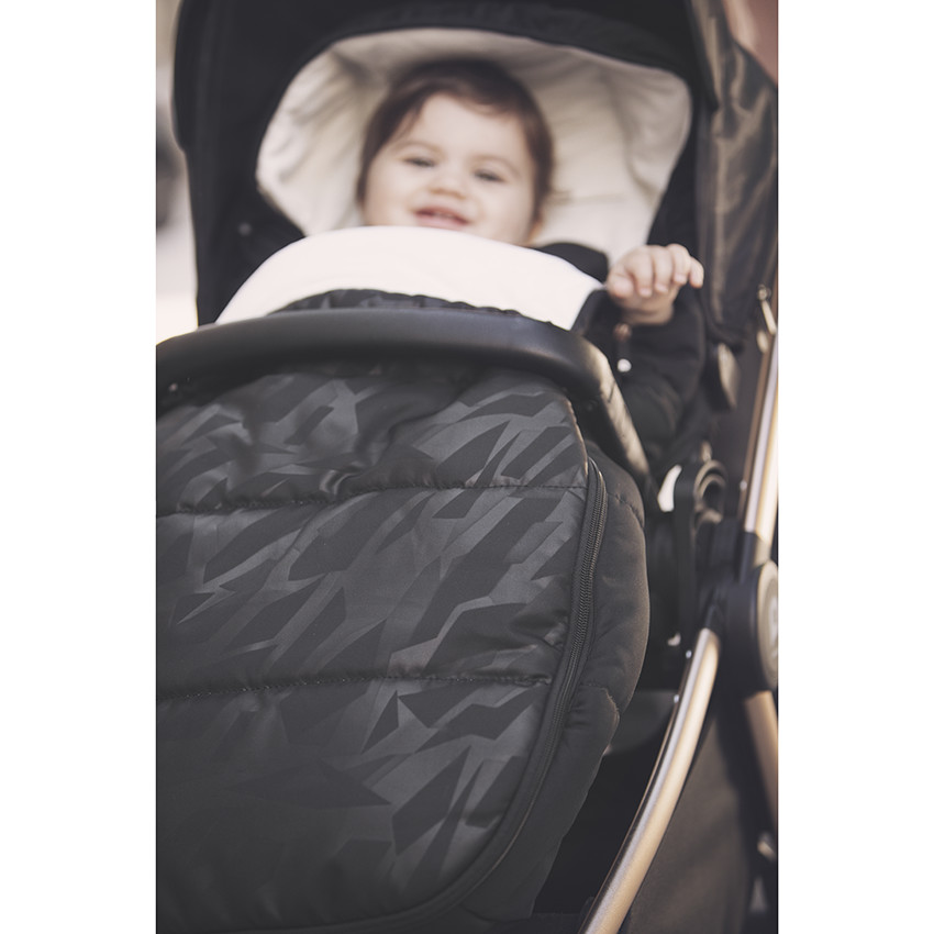 Fleece slaapzak camouflage Tessa - Zwart 