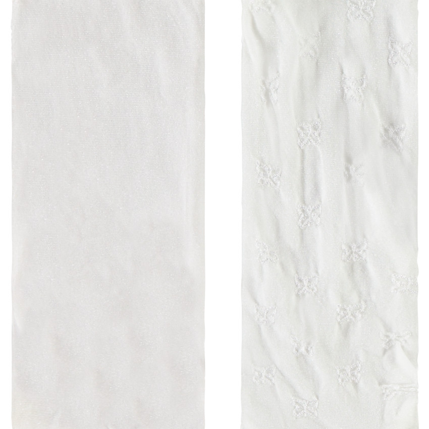 Paire de chaussettes mi-longues chiffon scintillant pour fille 