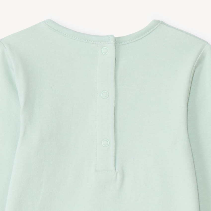 Lot de 3 bodies manches longues unis pour bébé fille 