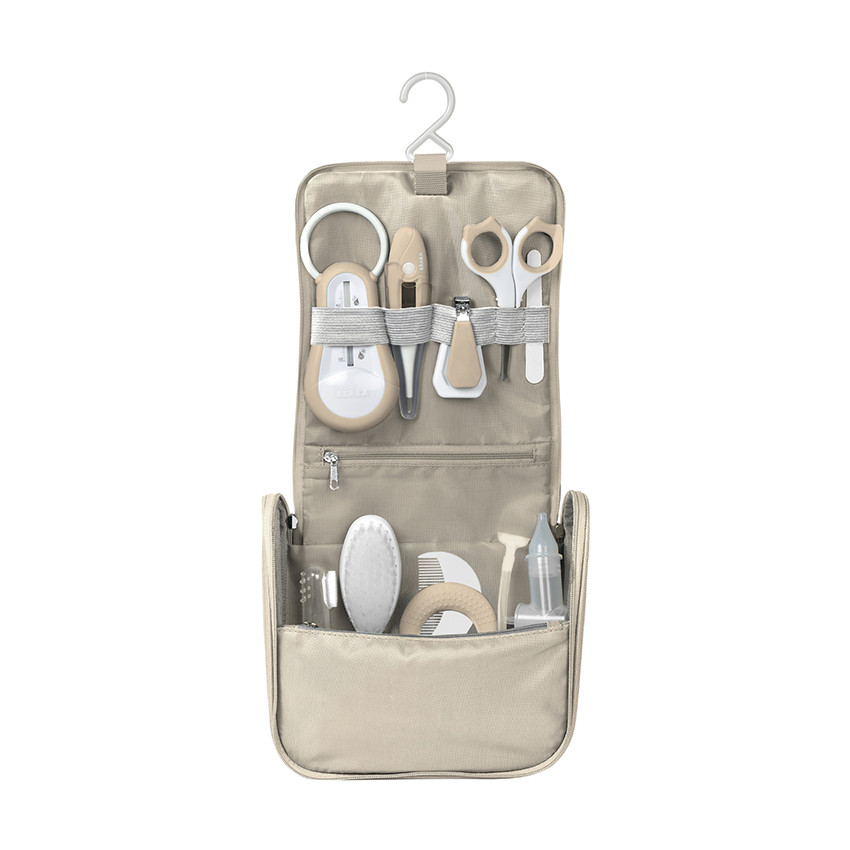 Trousse de toilette avec 10 accessoires terre d'argile 