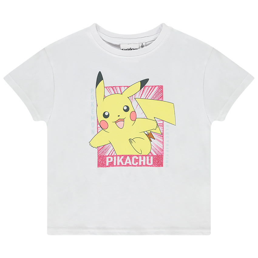 T-shirt manches courtes Pikachu Pokémon pour fille 