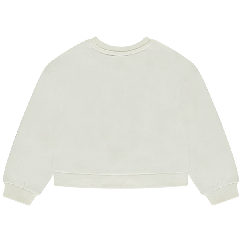 Sweatshirt crop top oversize print Miami voor meisjes 