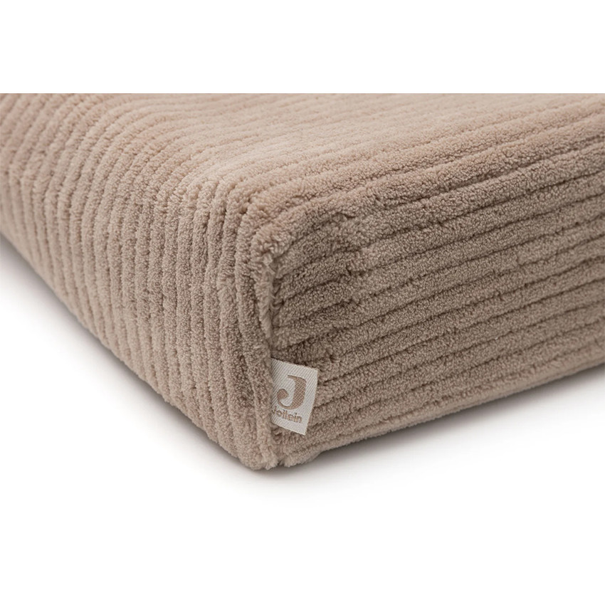 Aankleedkussenhoes - Cloudy rib - Milky Coffee - 50x70 cm 