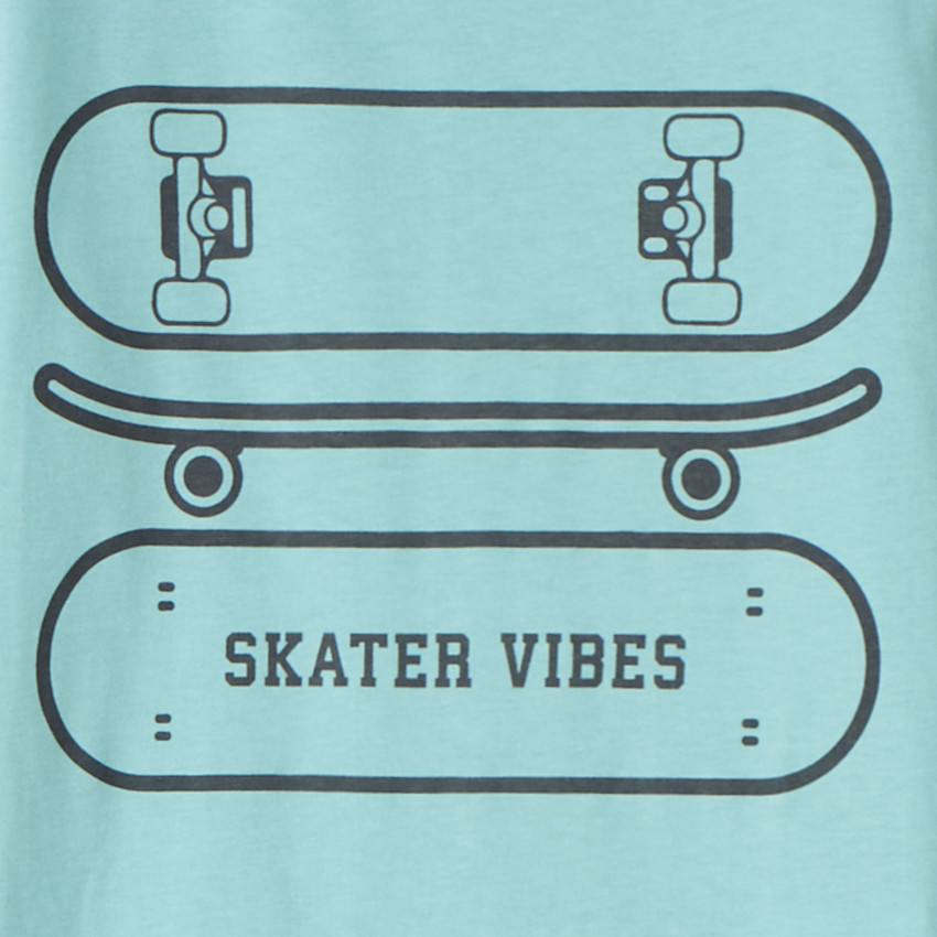 Set van 2-delige pyjama met fantasie skateprint voor jongens 