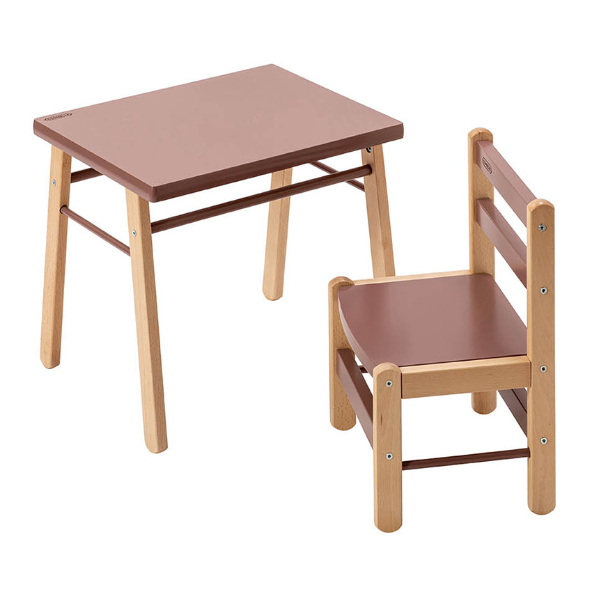 Petit bureau Gabriel hybride vieux rose 