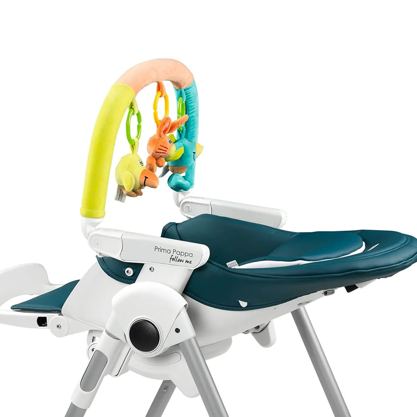 Chaise-haute évolutive Prima Pappa Follow Me Plus Petrolio  