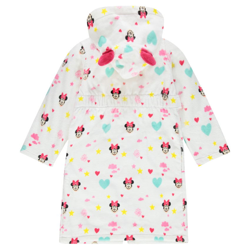 Peignoir en coton éponge imprimé Disney Minnie 