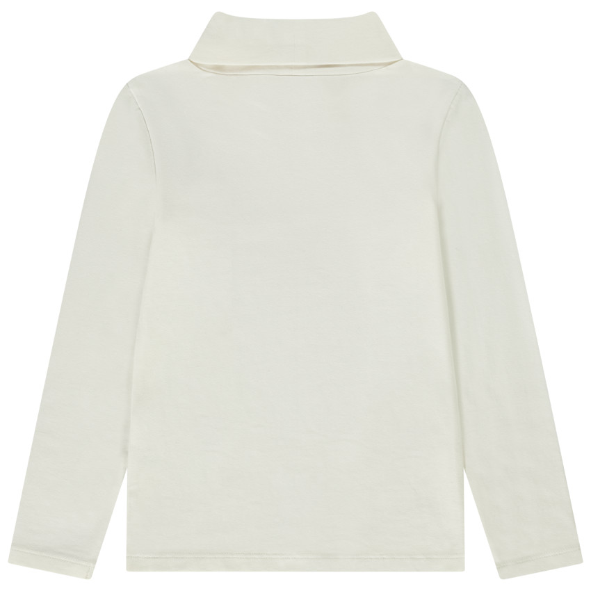Sous-pull col roulé en jersey print étoile pour fille 