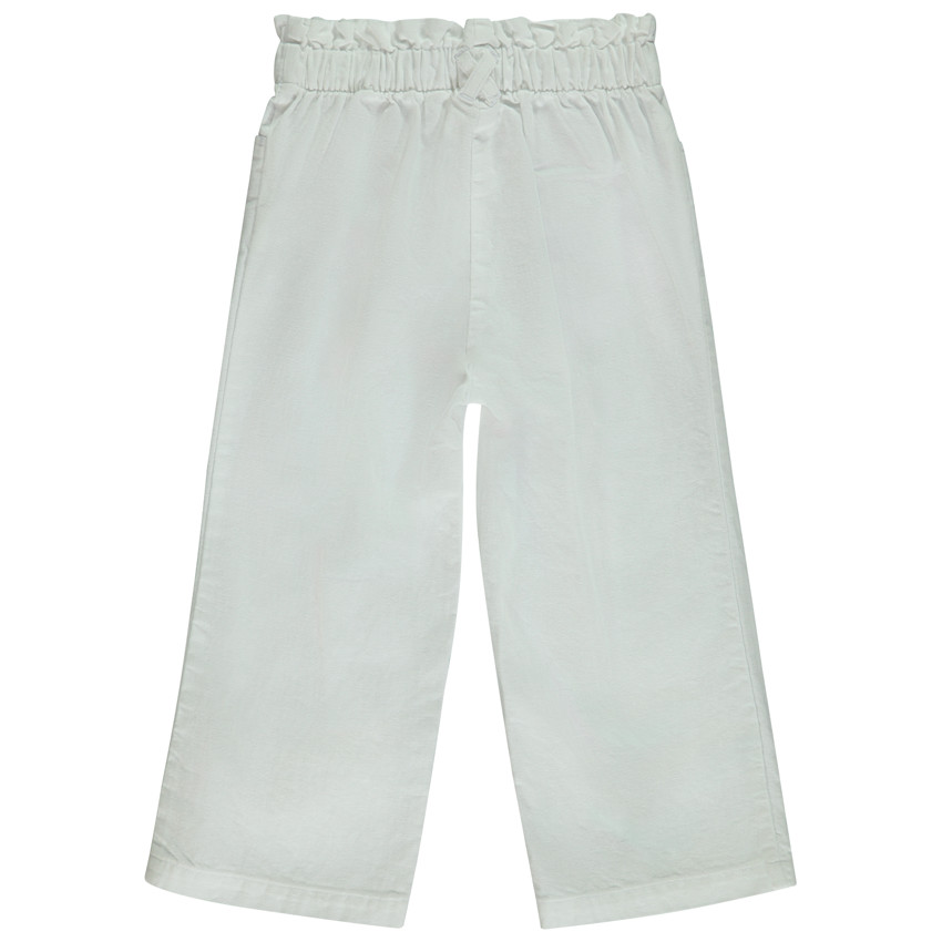 Pantalon palazzo uni pour bébé fille 