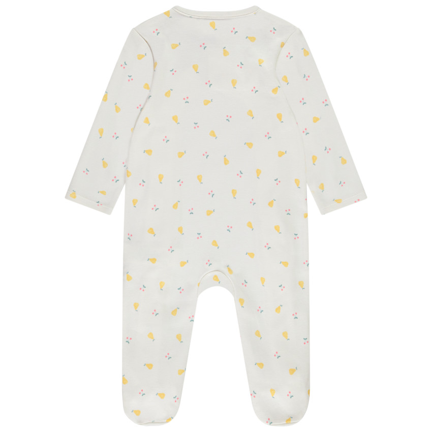 Dors-bien en jersey print fruits pour bébé fille 