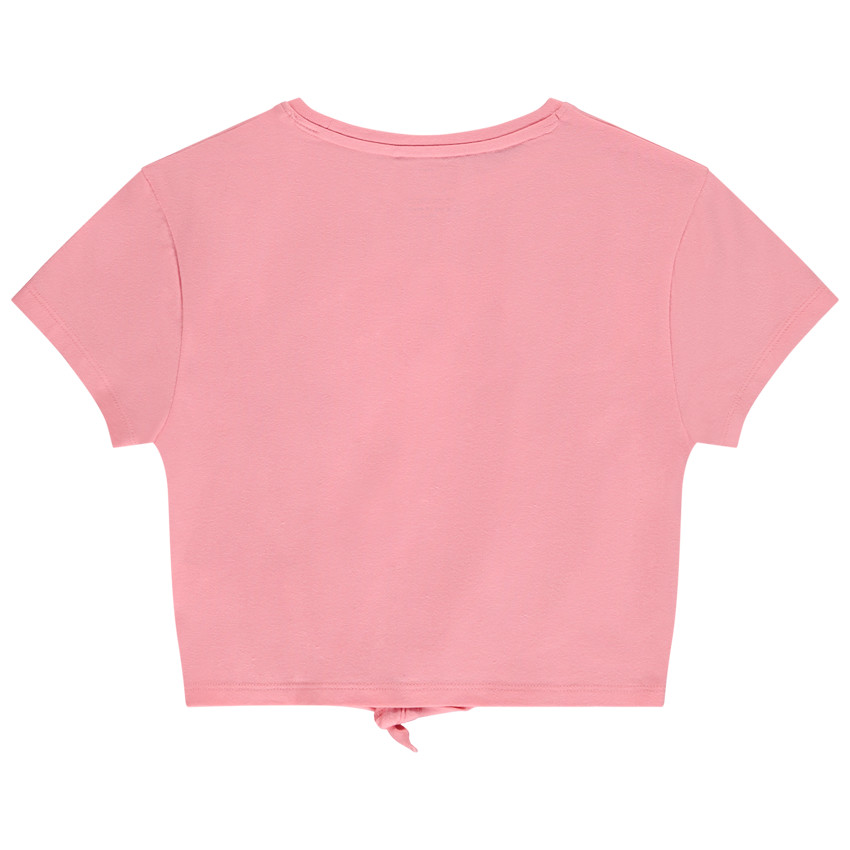 Korte mouwen T-shirt met knoop print Titi Warner voor meisjes 