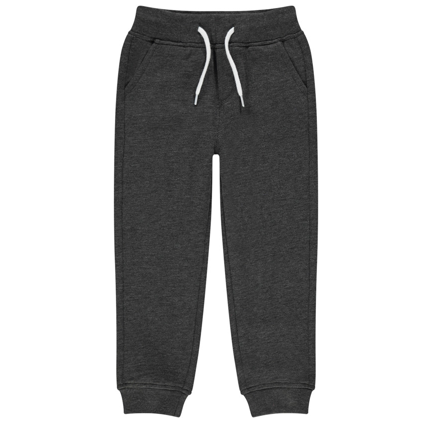 Joggingbroek in gemêleerd fleece voor jongens 
