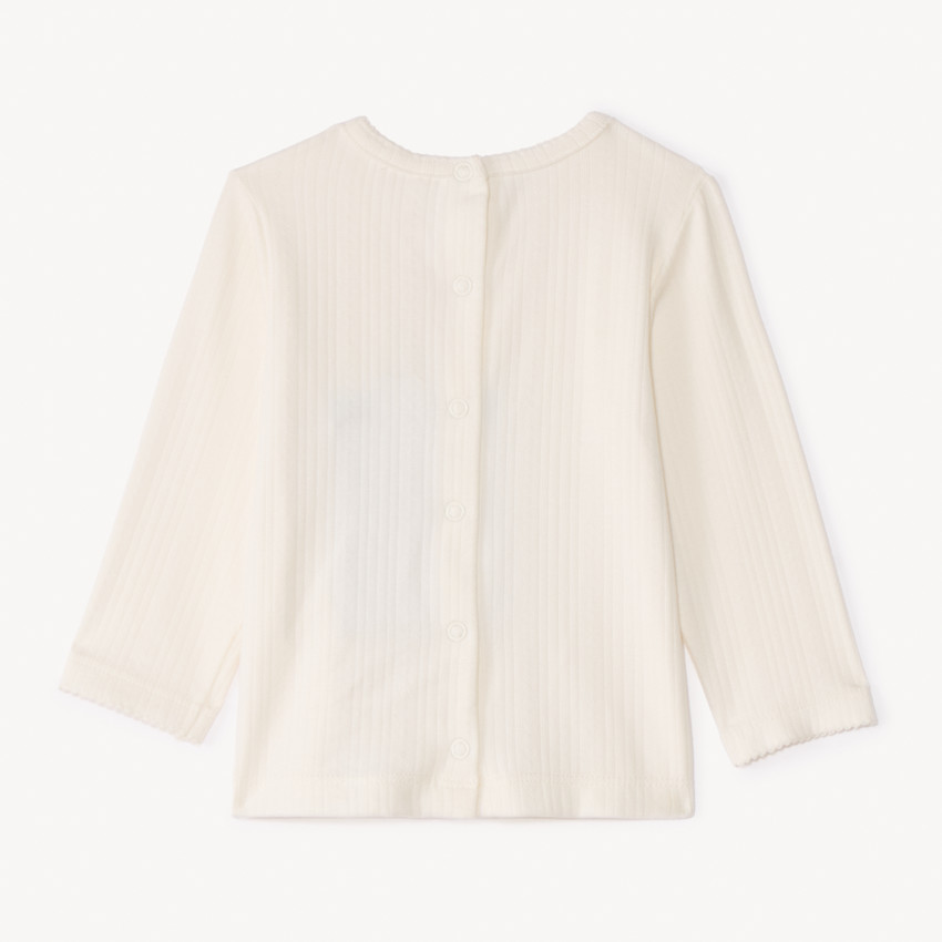 Ensemble 2 pièces avec salopette imprimée pour bébé fille 