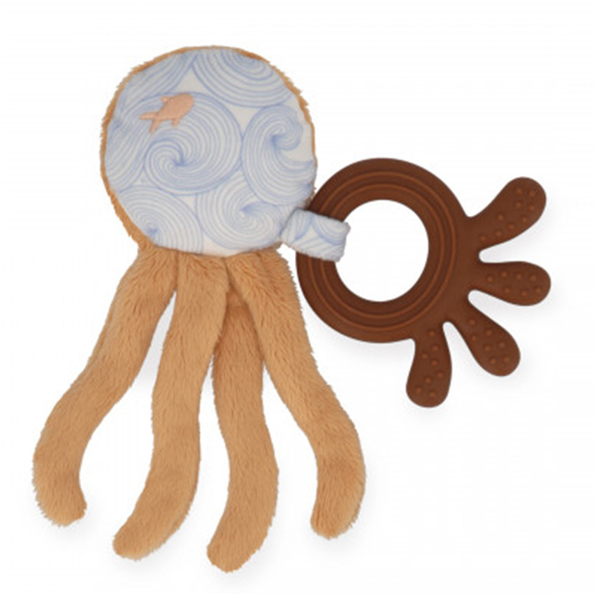 Anneau de dentition silicone Poulpe 