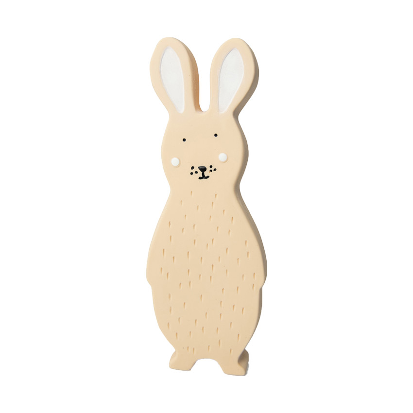 Bijtring natuurlijk rubber - Mrs Rabbit 