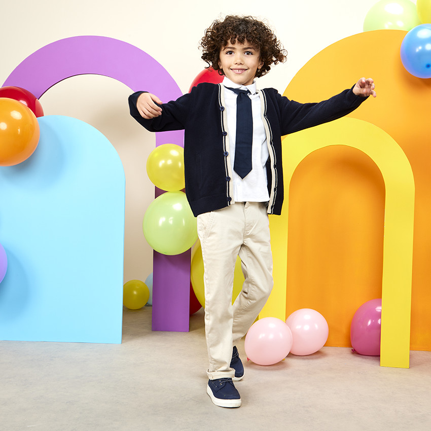 Ceremoniehemd met stropdas voor jongen 