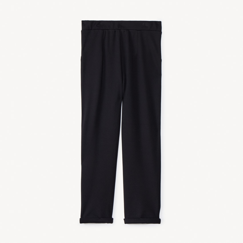 Pantalon effet pont en milano doublé fille 
