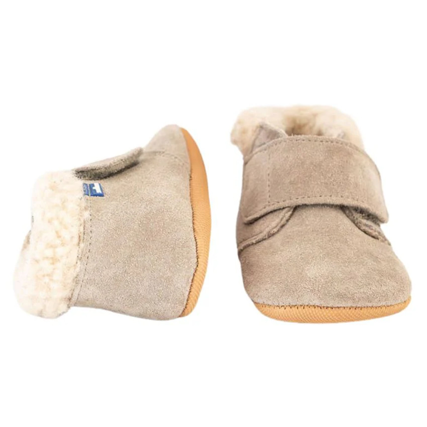 Schoentjes Prewalkers Winter Maat 18 Suède Leder Niquel 