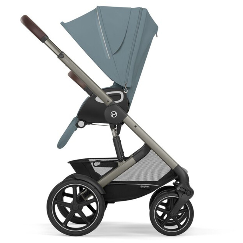 Poussette Talos S Lux Châssis Taupe - Stormy Blue 