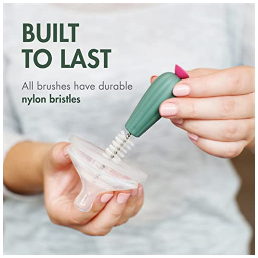 Lot de 4 goupillons cactus Brun 