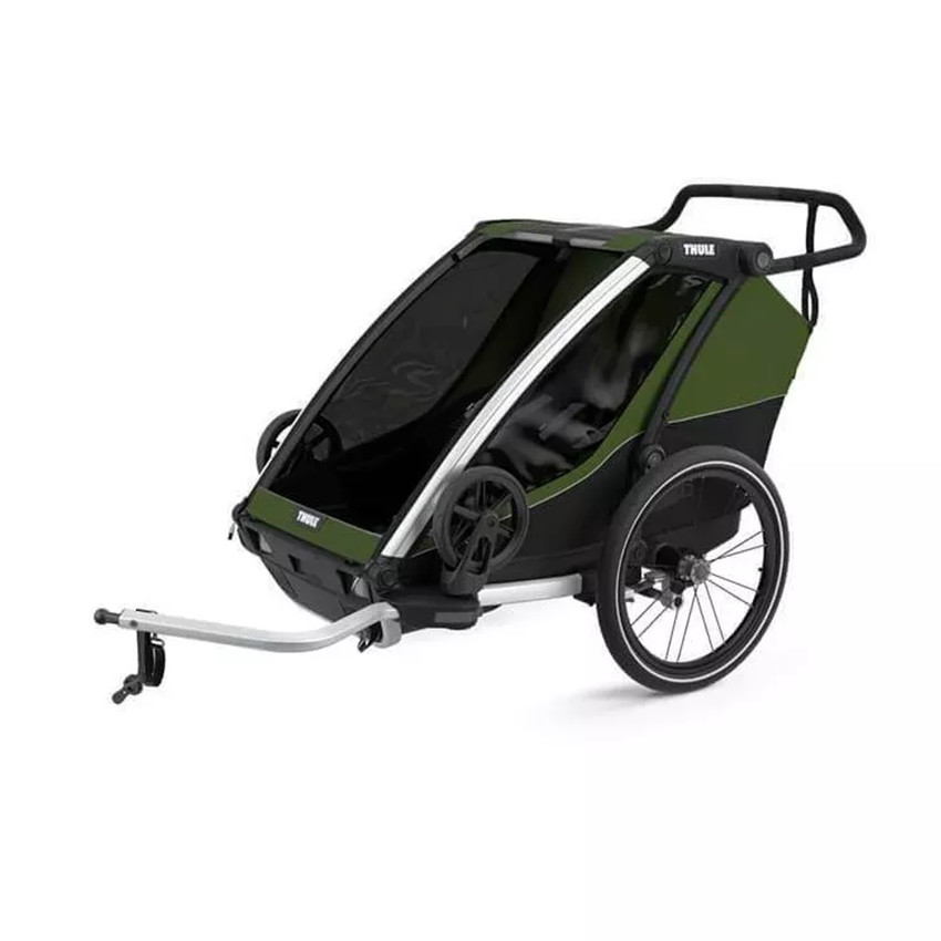 Chariot Vélo Cab 2 - Cypres Green  