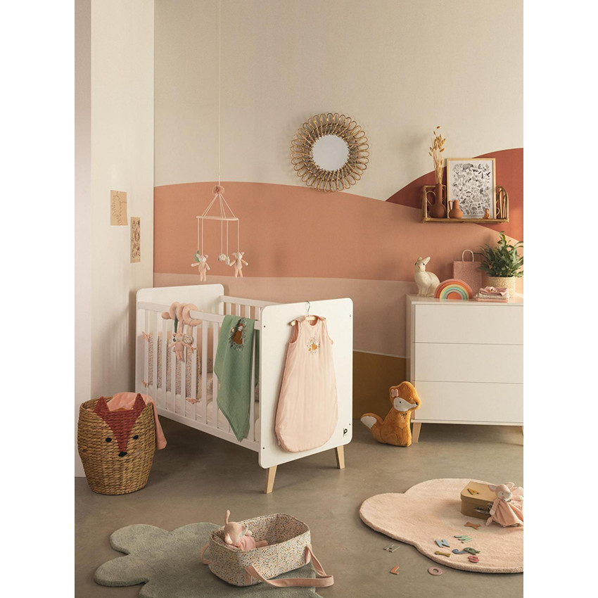 Peluche cale porte forme renard en velours 