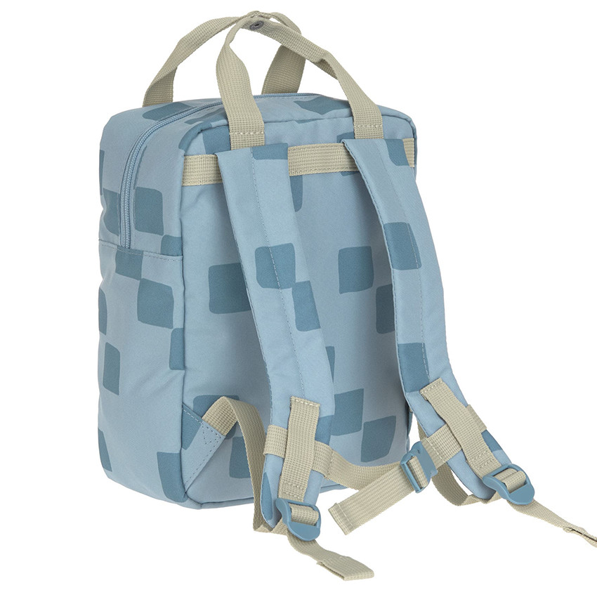 Sac à dos enfant Mini Pattern carré Party Bleu 