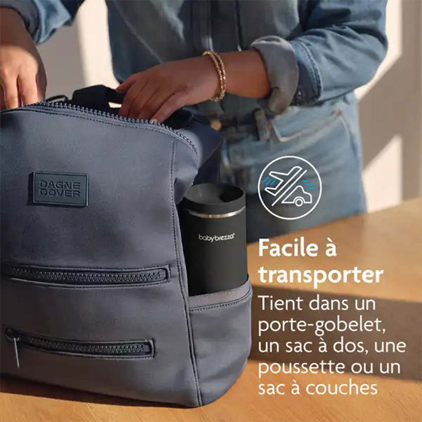 Draagbare flessenwarmer Superfast Portable Warmer Zwart 