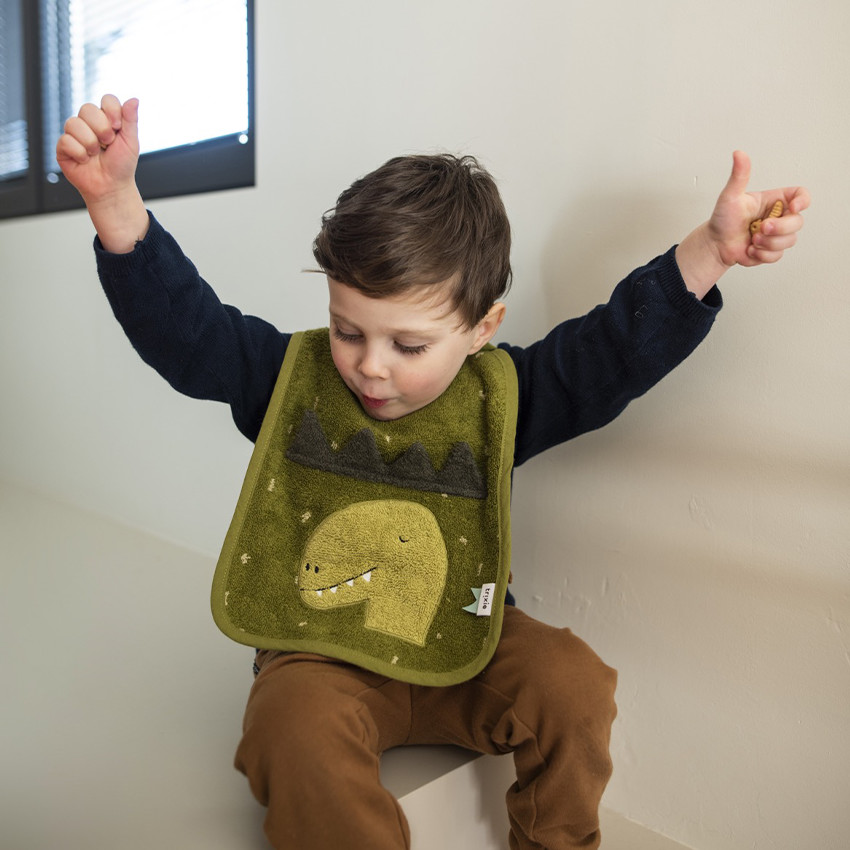 Bavoir éponge Mr. Dino 