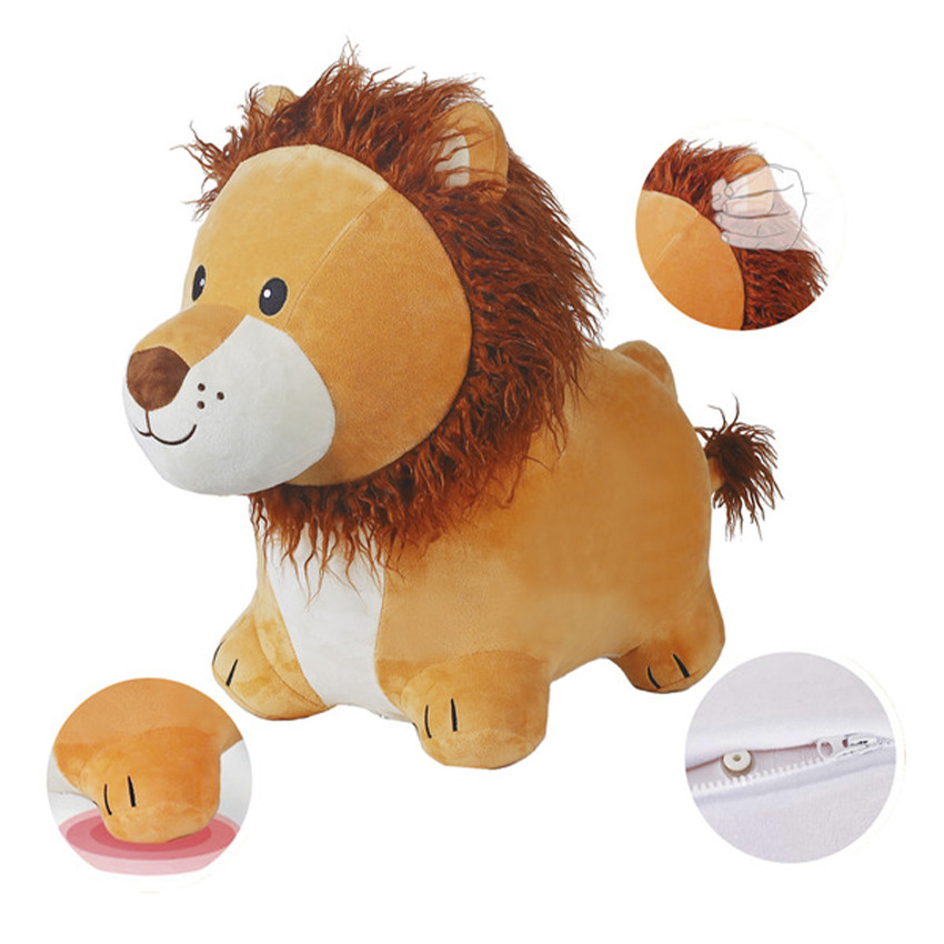 Lion rebondissant ballon sauteur en tissus 18mois+ 