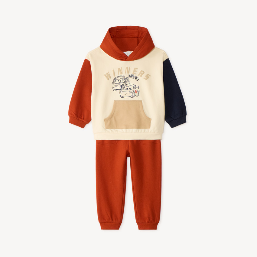 Jogging set voor babyjongen met print van Flash McQueen en Martin Disney Pixar 