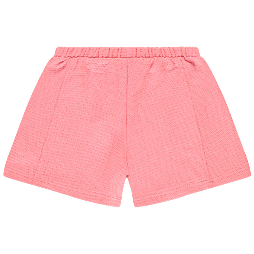 Effen shorts in ottomaanse jersey voor meisjes 