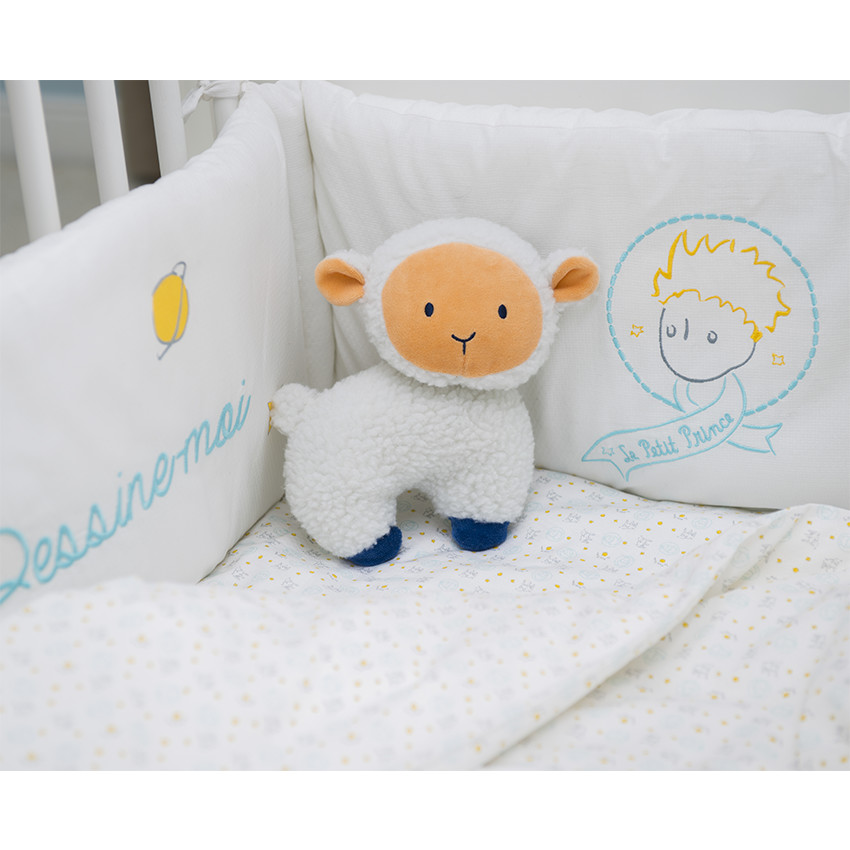 Tour de lit en popeline avec broderies Le Petit Prince ® 
