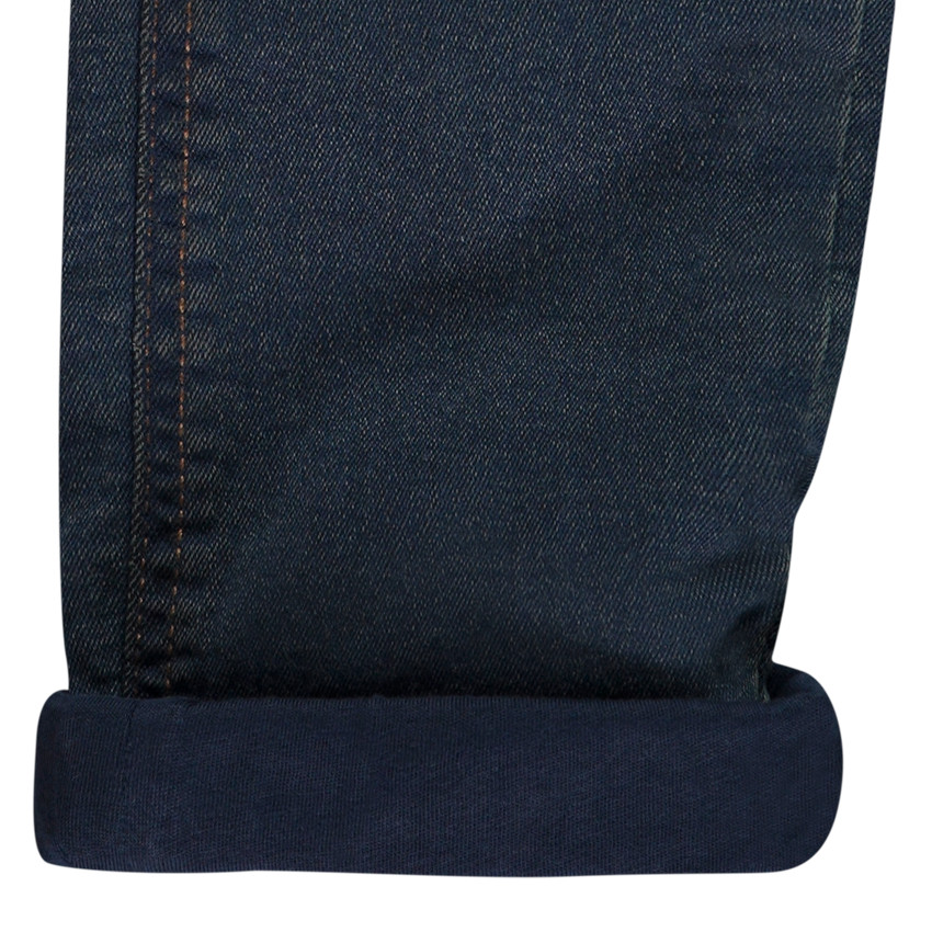 Jean droit doublé avec ceinture amovible pour garçon 
