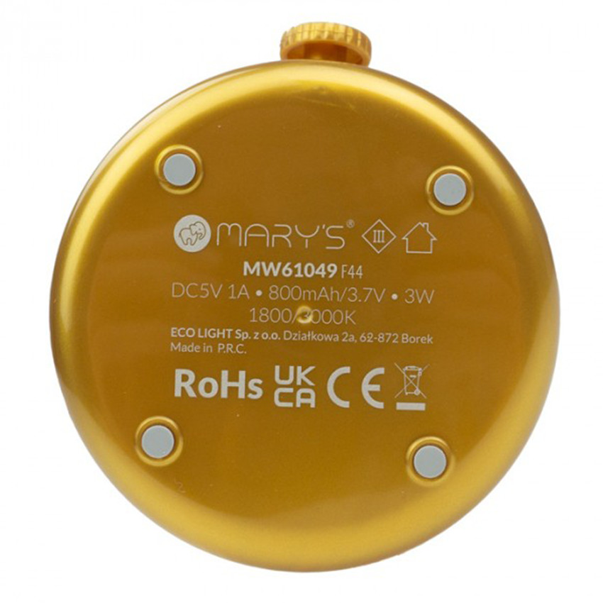 LED-nachtlampje Little Flame Geel 