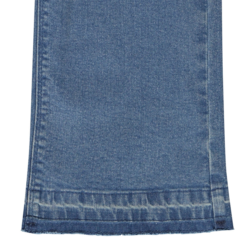 Jean jambes larges avec ceinture brillante pour fille 